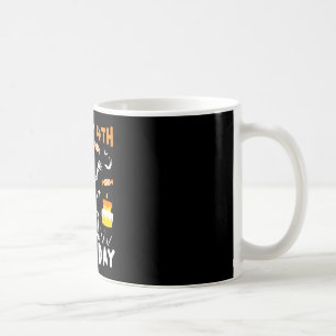 Caneca De Café aniversário de 4 anos crianças esqueleto engraçado