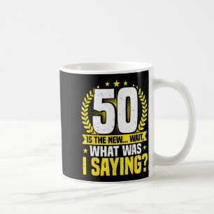 Caneca De Café Aniversário de 50 anos, 50 é o novo... Engraçado 5
