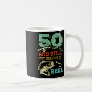 Caneca De Café Aniversário de 50 anos de pesca Fazendo 50 anos Pe