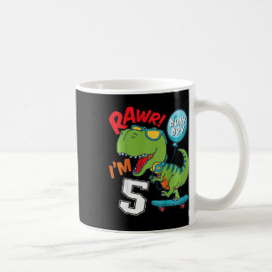 Caneca De Café Aniversário de 5 anos de crianças Menino de 5 anos