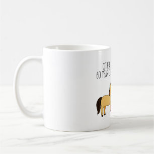 Caneca De Café Aniversário de 60 anos Unicórnio Vs O Resto Café d