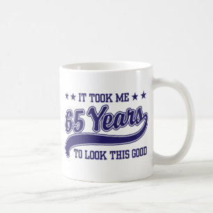 Caneca De Café Aniversário de 65 anos