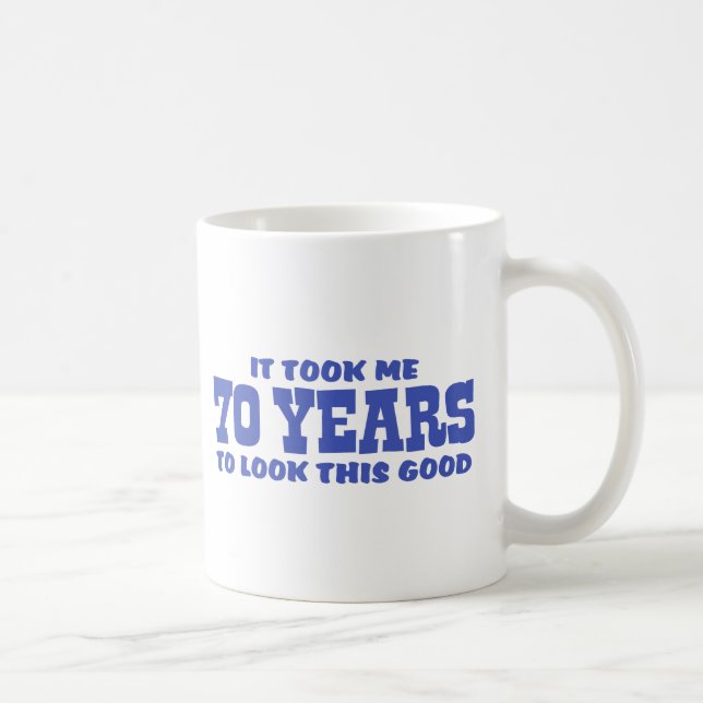 Caneca De Café Aniversário de 70 anos (Direita)