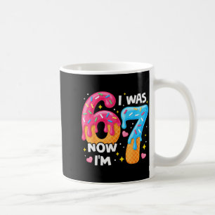 Caneca De Café Aniversário de 7 Anos Eu Era 6 Agora Eu Tenho 7 67