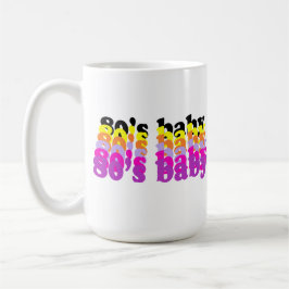 Caneca De Café Aniversário de 80 anos nascido nos anos oitenta GE
