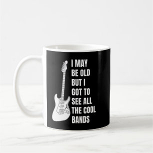 Caneca De Café Aniversário de banda de guitarra legal