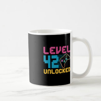 Caneca De Café Aniversário de jogos desbloqueados do nível 42