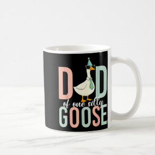Caneca De Café Aniversário de Um Ano do Minimal Dad Silly Goose