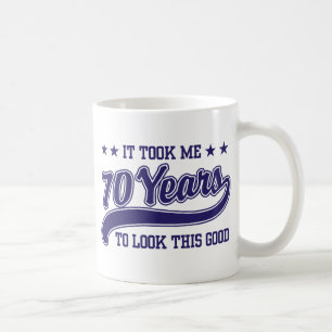 Caneca De Café aniversário do 70