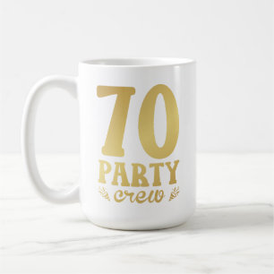 Caneca De Café Aniversário do 70 de 70 Partidos