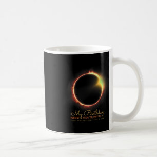Caneca De Café Aniversário do Eclipse Solar 2024 de abril 8 Total