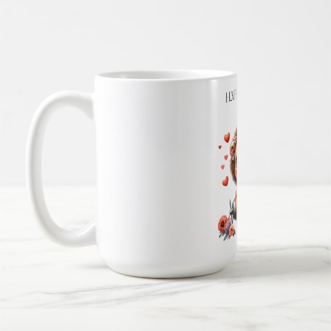Caneca De Café Aniversário do Leão Piloto (Esquerda)