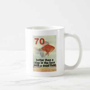 Caneca De Café Aniversário engraçado do 70