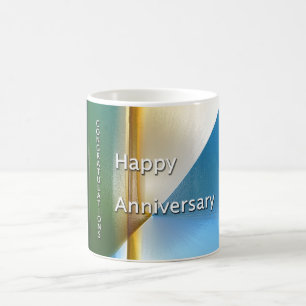Caneca De Café Aniversário Feliz do Funcionário