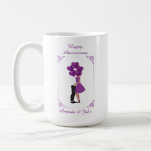 Caneca De Café Aniversário Feliz Elegante - Mug Personalizado