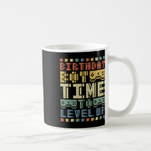 Caneca De Café Aniversário Hora De Aproximar Jogo De Vídeo Para A
