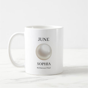Caneca De Café Aniversário Personalizado de Junho