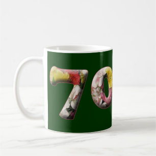 Caneca De Café Aniversário personalizável do 70 de Mugs de 70 m