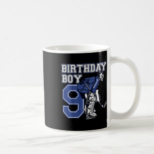 Caneca De Café Aniversário Temático de Goleiro de Hóquei no Gelo
