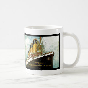 Caneca De Café Aniversário titânico do RMS 100th