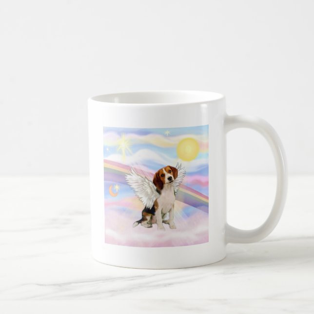 Caneca De Café Anjo Beagle (Direita)