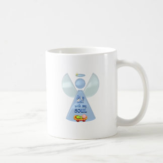 Caneca De Café Anjo Bem Com Minha Alma
