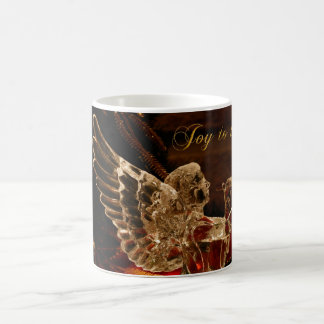 Caneca De Café Anjo Cristal Joy para o Mundo
