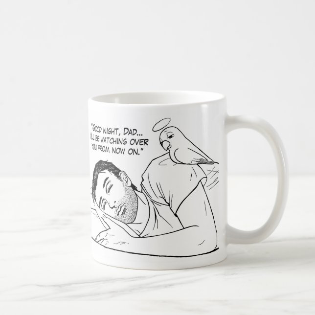 Caneca De Café Anjo-da-guarda para o pai (Direita)