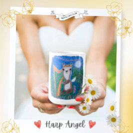 Caneca De Café Anjo da Lua com Harpa