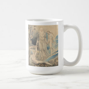 Caneca De Café Anjo da presença divina que traz a véspera a Adam