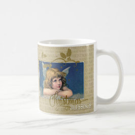 Caneca De Café Anjo das Bênçãos de Natal