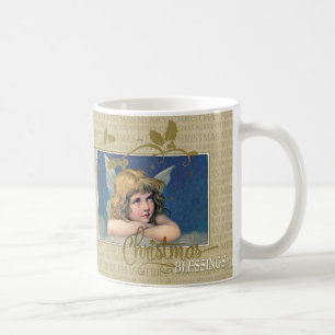 Caneca De Café Anjo das bênçãos do Natal