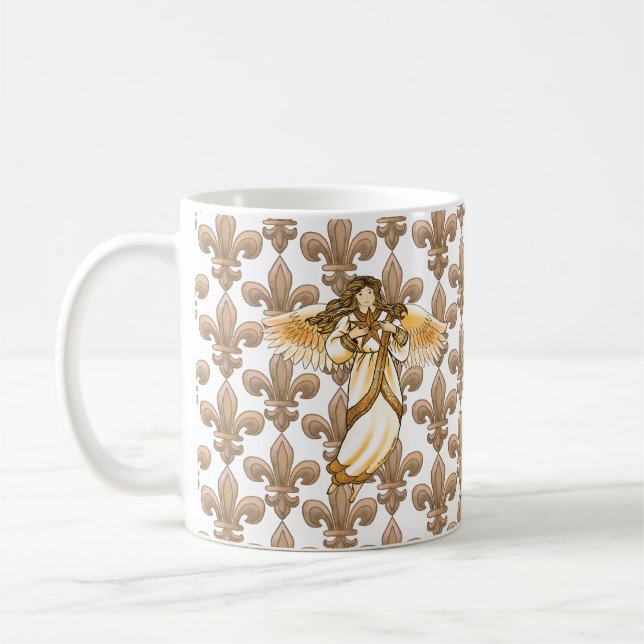 Caneca De Café Anjo Dourado (Esquerda)