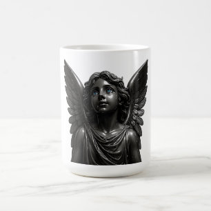Caneca De Café Anjo metálico de cheio