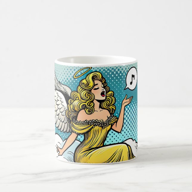 Caneca De Café Anjo Musical Cantando (Centro)