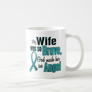 Caneca De Café Anjo ovariano/cancro do colo do útero