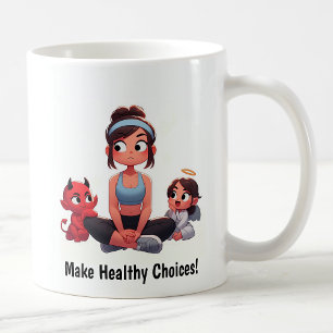 Caneca De Café Anjo personalizável vs. Malhação diabólica