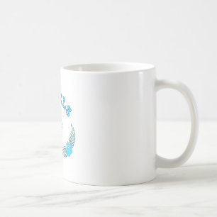 Caneca De Café Anjo Pet Pws De Azul