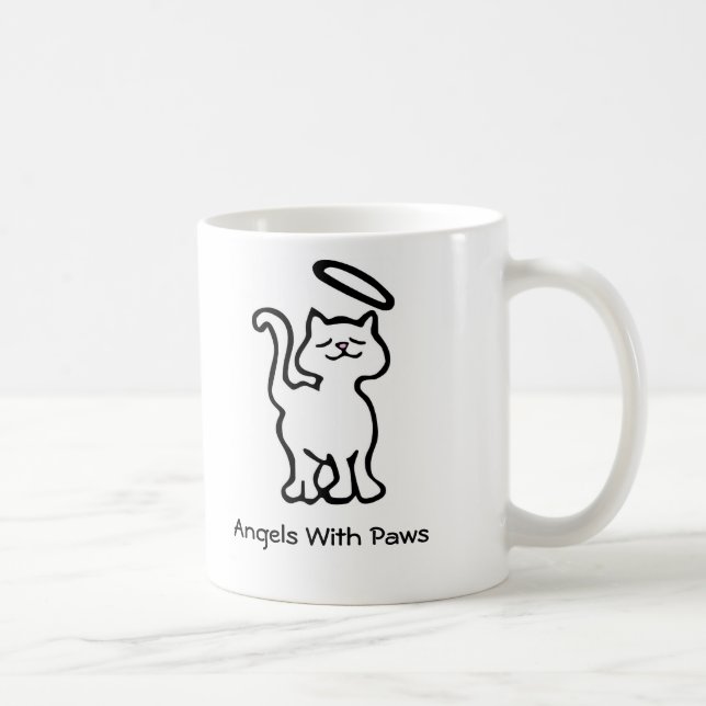 Caneca De Café Anjos com patas (Direita)