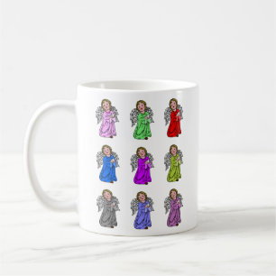 Caneca De Café Anjos Cupidos Querubins