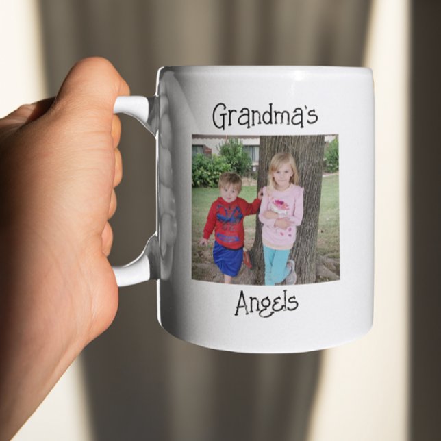 Caneca De Café Anjos da vovó personalizados (Criador carregado)