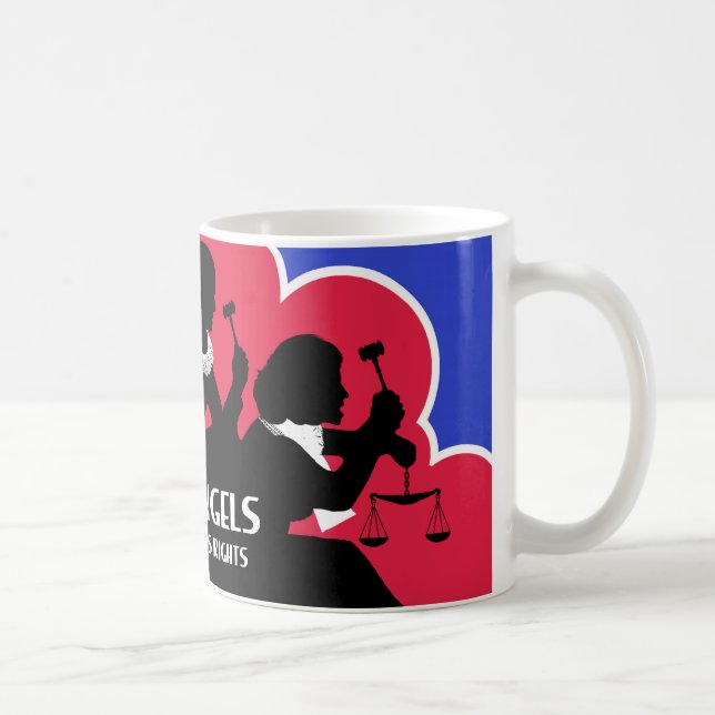 Caneca De Café Anjos de SCOTUS - edição (Arma-Livre) não-violento (Direita)