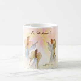 Caneca De Café Anjos Religiosos Personalizados