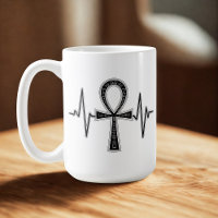 Ankh Mystique Mug White