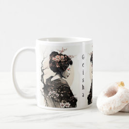 Caneca De Café Anmutige japanische Geisha - 