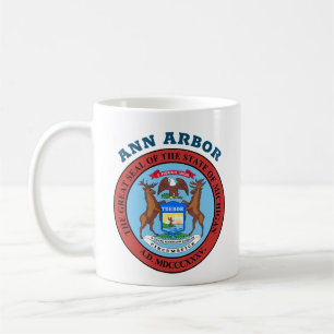Caneca de Café Ann Arbor, Michigan