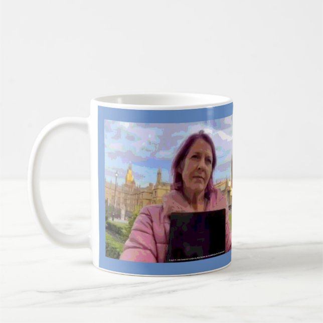 Caneca De Café Anna de Buisseret Mug por RoseWrites (Esquerda)