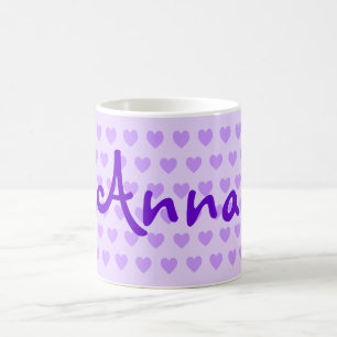 Caneca De Café Anna em Roxo