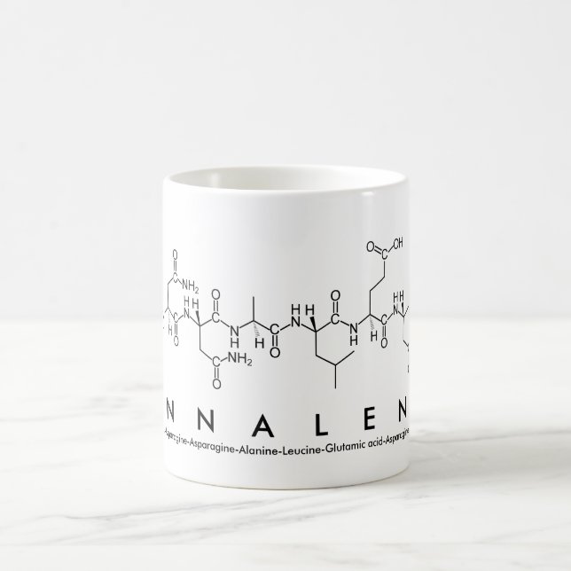 Caneca De Café Annalena peptide name mug (Centro)