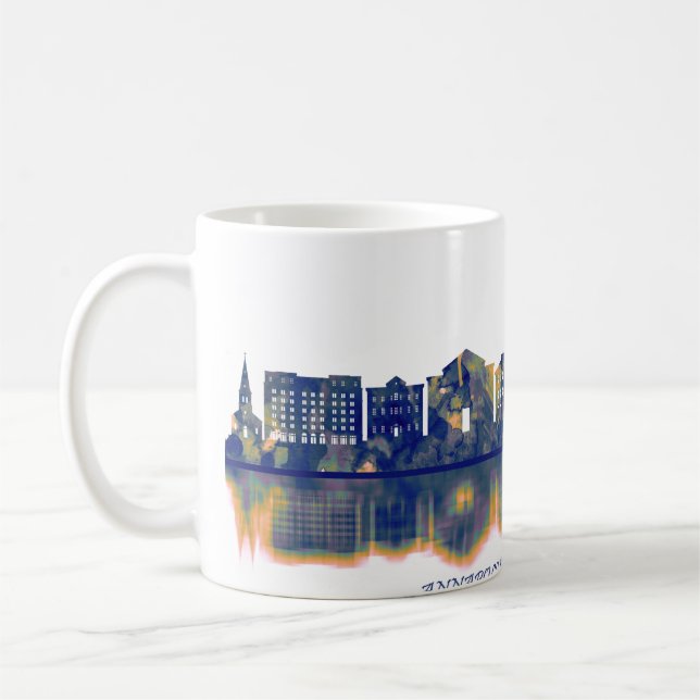 Caneca De Café Annapolis Skyline (Esquerda)